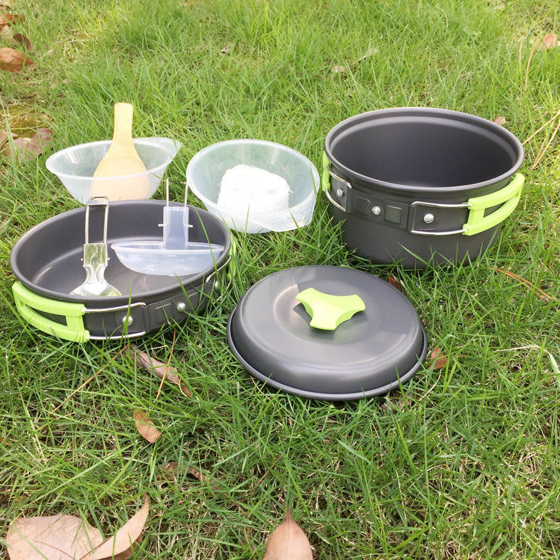 Outdoor cookware cookware set