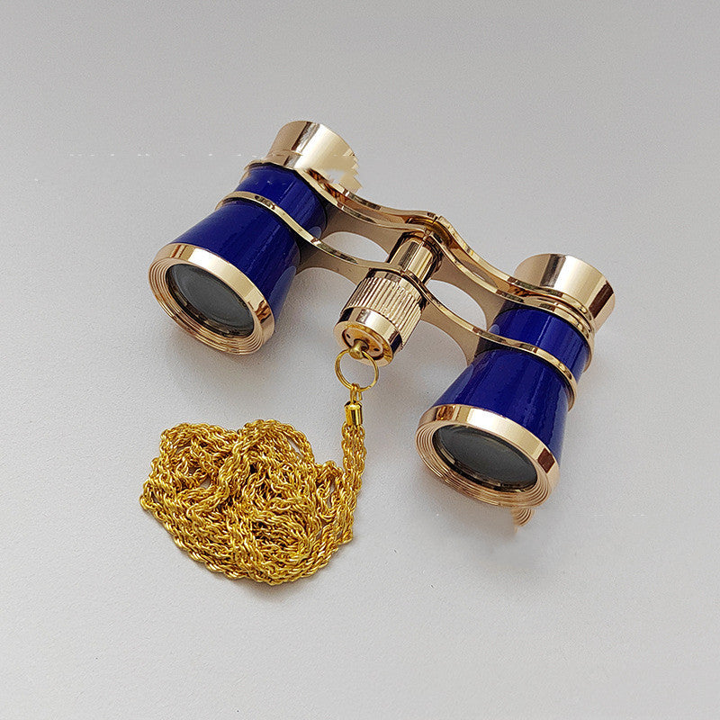 Retro Theater Binoculars With Chain