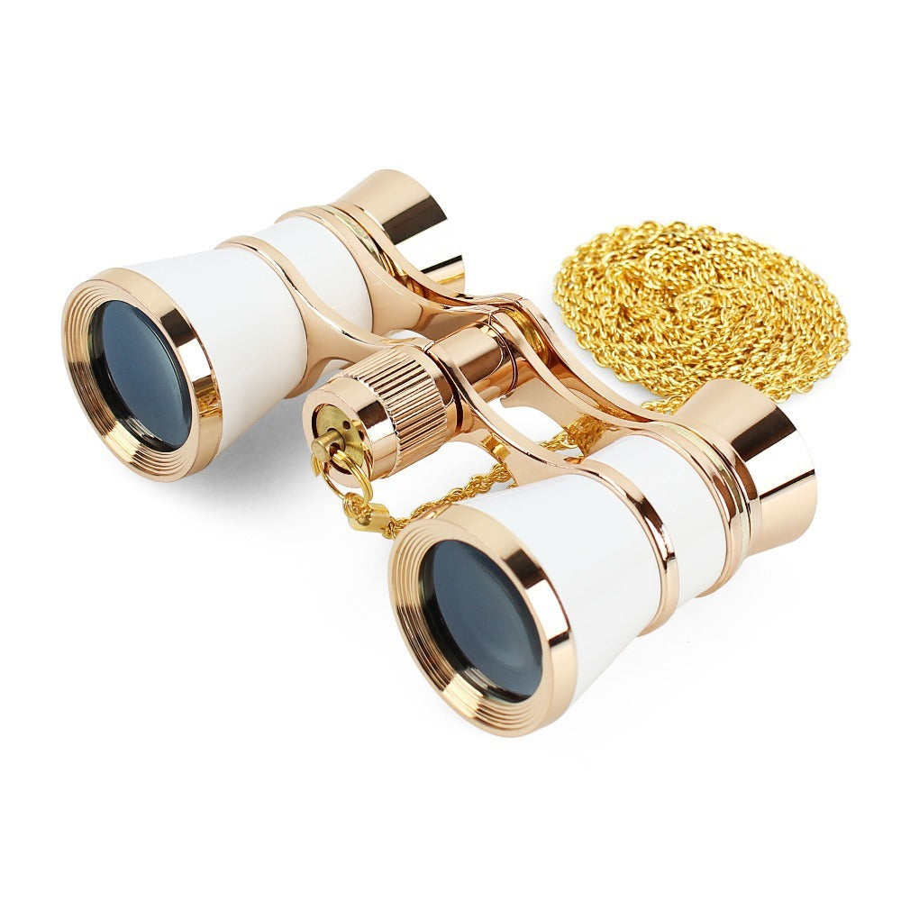 Retro Theater Binoculars With Chain