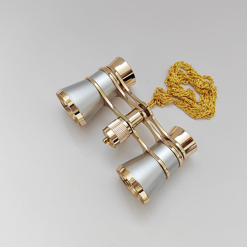 Retro Theater Binoculars With Chain
